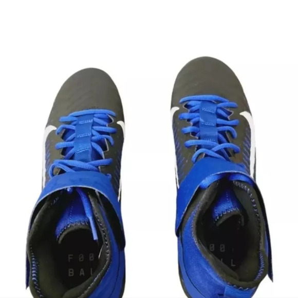 Nike Alpha Menace Pro 2 Mid Men's Size 14 Football Cleats Blue Black BV3945-400 - Picture 5 of 6